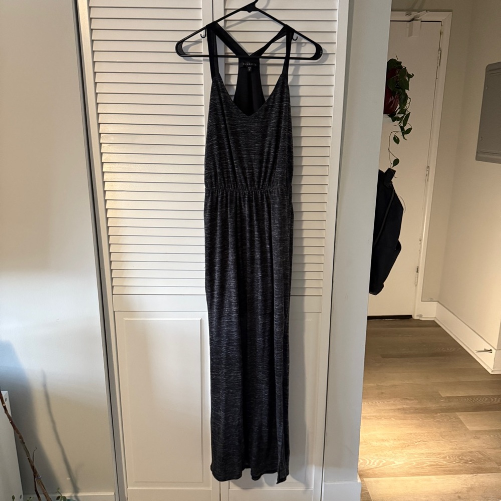 Dynamite Grey Heather Maxi Dress - XS